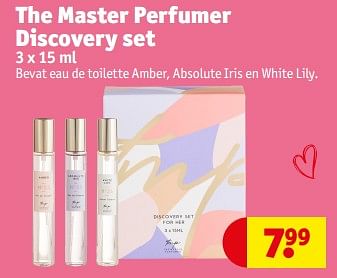 Promotions The master perfumer discovery set - The Master Perfumer - Valide de 23/04/2024 à 28/04/2024 chez Kruidvat