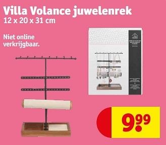 Promoties Villa volance juwelenrek - Villa Volance - Geldig van 23/04/2024 tot 28/04/2024 bij Kruidvat