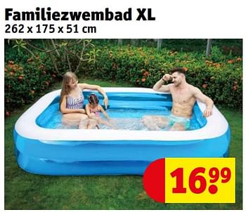 Promoties Familiezwembad xl - Huismerk - Kruidvat - Geldig van 23/04/2024 tot 28/04/2024 bij Kruidvat