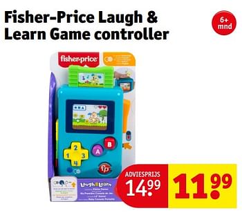 Promoties Fisher-price laugh + learn game controller - Fisher-Price - Geldig van 23/04/2024 tot 28/04/2024 bij Kruidvat