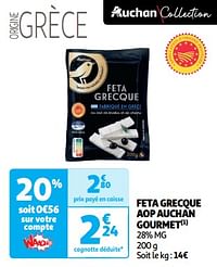 Feta grecque aop auchan gourmet-Huismerk - Auchan