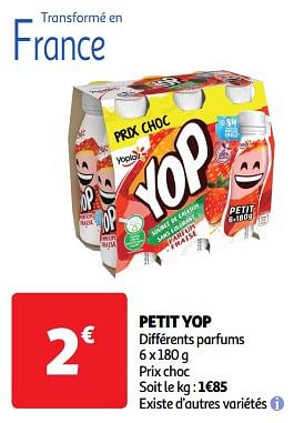 Promoties Petit yop - Yoplait - Geldig van 23/04/2024 tot 28/04/2024 bij Auchan