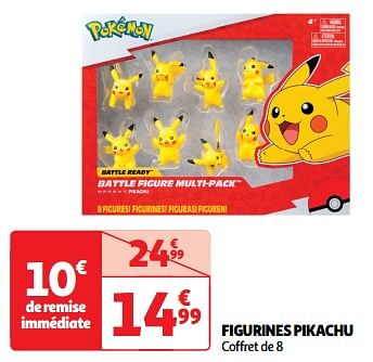 Promoties Figurines pikachu - Pokemon - Geldig van 23/04/2024 tot 28/04/2024 bij Auchan