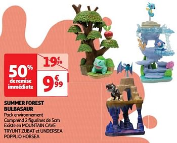 Promoties Summer forest bulbasaur - Pokemon - Geldig van 23/04/2024 tot 28/04/2024 bij Auchan