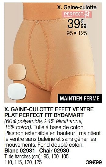 Promoties Gaine-culotte effet ventre plat perfect fit bydamart - Huismerk - Damart - Geldig van 01/04/2024 tot 30/06/2024 bij Damart