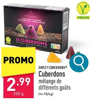 Promoties Cuberdons - Sweet Cuberdons - Geldig van 04/05/2024 tot 10/05/2024 bij Aldi