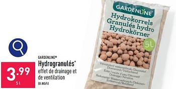 Promoties Hydrogranulés - Garden line - Geldig van 04/05/2024 tot 05/05/2024 bij Aldi