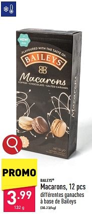 Promoties Macarons - Baileys - Geldig van 03/05/2024 tot 05/05/2024 bij Aldi