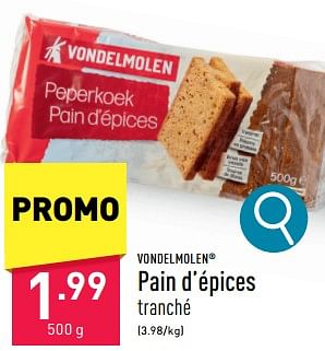 Promoties Pain d’épices - Vondelmolen - Geldig van 04/05/2024 tot 10/05/2024 bij Aldi