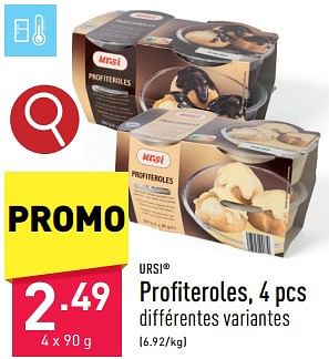 Promotions Profiteroles - Ursi - Valide de 03/05/2024 à 05/05/2024 chez Aldi