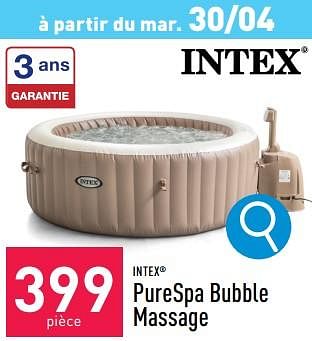 Promotions Purespa bubble massage - Intex - Valide de 29/04/2024 à 05/05/2024 chez Aldi