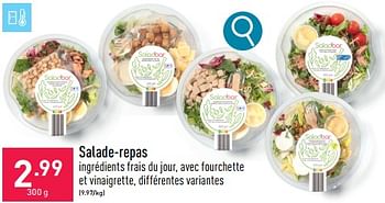 Promotions Salade-repas - Produit maison - Aldi - Valide de 29/04/2024 à 05/05/2024 chez Aldi