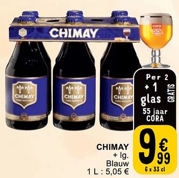 Promoties Chimay blauw - Chimay - Geldig van 23/04/2024 tot 29/04/2024 bij Cora