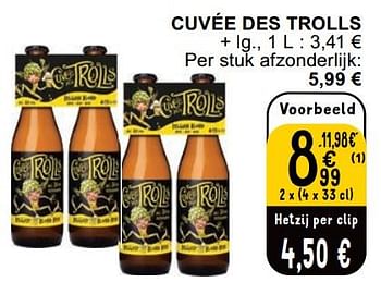 Promoties Cuvée des trolls - Cuvée des Trolls - Geldig van 23/04/2024 tot 29/04/2024 bij Cora
