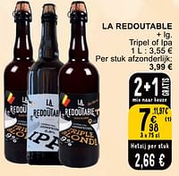 La redoutable tripel of ipa-La Redoutable