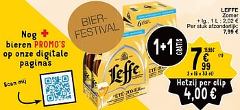 Promotions Leffe zomer - Leffe - Valide de 23/04/2024 à 29/04/2024 chez Cora