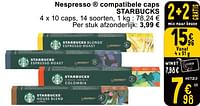 Nespresso compatibele caps starbucks-Starbucks