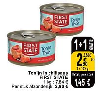 Tonijn in chilisaus first state-First State