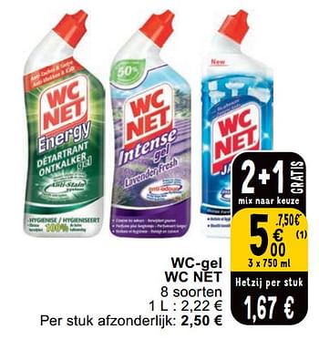 Promoties Wc-gel wc net - WC Net - Geldig van 23/04/2024 tot 29/04/2024 bij Cora