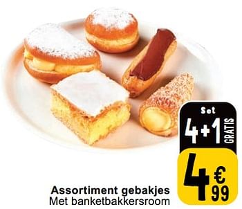 Promoties Assortiment gebakjes - Huismerk - Cora - Geldig van 23/04/2024 tot 29/04/2024 bij Cora