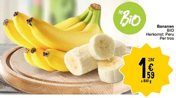 Promotions Bananen bio - Produit maison - Cora - Valide de 23/04/2024 à 29/04/2024 chez Cora