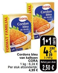Cordons bleu van kalkoen cora-Huismerk - Cora