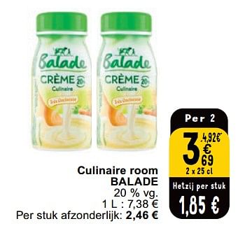 Promotions Culinaire room balade - Balade - Valide de 23/04/2024 à 29/04/2024 chez Cora