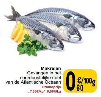 Promoties Makrelen - Huismerk - Cora - Geldig van 23/04/2024 tot 29/04/2024 bij Cora