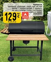 Promoties Barbecue houtskool - Brase - Geldig van 23/04/2024 tot 06/05/2024 bij Cora