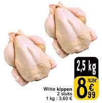 Witte kippen-Huismerk - Cora