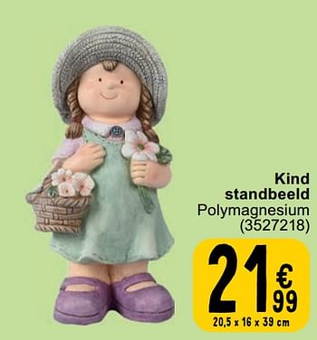 Promoties Kind standbeeld - Huismerk - Cora - Geldig van 23/04/2024 tot 06/05/2024 bij Cora