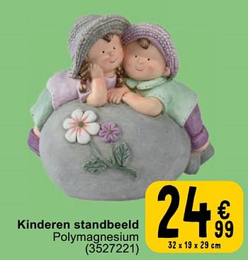 Promotions Kinderen standbeeld - Produit maison - Cora - Valide de 23/04/2024 à 06/05/2024 chez Cora