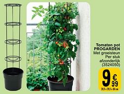 Tomaten pot progarden met groeisteun