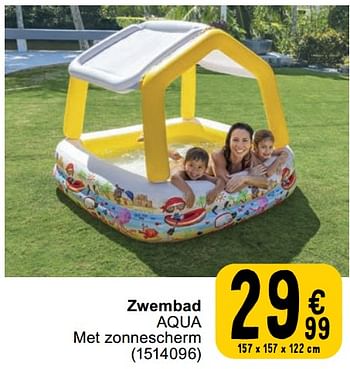 Promotions Zwembad aqua - Intex - Valide de 23/04/2024 à 06/05/2024 chez Cora