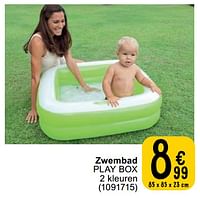 Zwembad play box-Intex