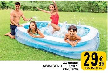 Promoties Zwembad swim center family - Intex - Geldig van 23/04/2024 tot 06/05/2024 bij Cora