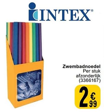 Promotions Zwembadnoedel - Intex - Valide de 23/04/2024 à 06/05/2024 chez Cora