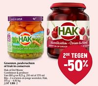 Promoties Erwten en jonge wortelen, hak - Hak - Geldig van 25/04/2024 tot 01/05/2024 bij Delhaize