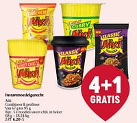 Promoties Noodles sweet chili - Aiki - Geldig van 25/04/2024 tot 01/05/2024 bij Delhaize