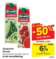 Promoties Gazpacho original - Alvalle - Geldig van 24/04/2024 tot 06/05/2024 bij Carrefour