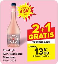 Igp atlantique mimbeau rosé-Rosé wijnen