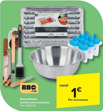 Promotions Assortiment barbecueaccessoires - Produit maison - Carrefour  - Valide de 24/04/2024 à 06/05/2024 chez Carrefour