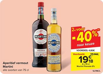 Promotions Martini floreale - Martini - Valide de 24/04/2024 à 06/05/2024 chez Carrefour