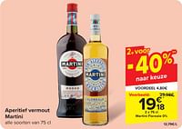 Promoties Martini floreale - Martini - Geldig van 24/04/2024 tot 06/05/2024 bij Carrefour