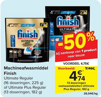 Promotions Machineafwasmiddel finish - Finish - Valide de 24/04/2024 à 06/05/2024 chez Carrefour