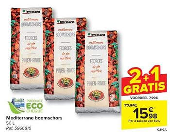 Promotions Mediterrane boomschors - Terraland - Valide de 24/04/2024 à 06/05/2024 chez Carrefour