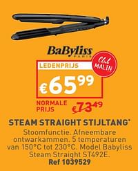 Babyliss steam straight st492e-Babyliss