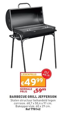 Barbecue grill jefferson-Huismerk - Trafic 