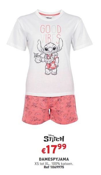 Promoties Damespyjama - Disney - Geldig van 24/04/2024 tot 29/04/2024 bij Trafic