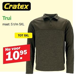 Promotions Trui - Cratex - Valide de 22/04/2024 à 11/05/2024 chez Van Cranenbroek